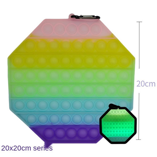 Picture of OCTAGON 20CM GLOW IN DARK POPIT